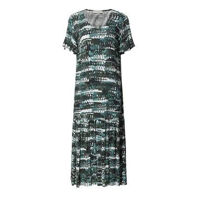 Rochie lungă pentru femei tipărite stilice